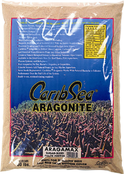 Caribsea Aragonite Aquatic Substrate, Aragamax Sugar Sand, 30 lb - Marine