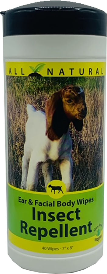 Carefree Enzymes Goat Wipes Insect Repellent, 40 ct - Applicators