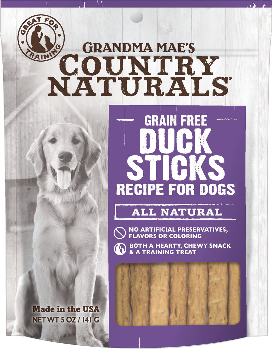 Country Naturals Grain Free Sticks, Duck, 5 oz - Soft Treats