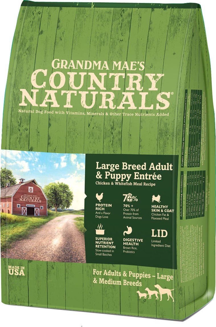 Country Naturals Large Breed Dog Food, Chicken, 14 lb - Dry