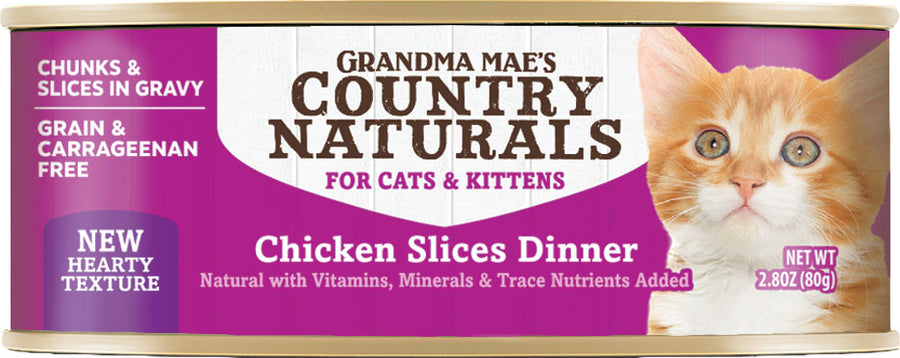 Country Naturals Grain Free Cat & Kitten Food, Chicken, 2.8 oz - Canned