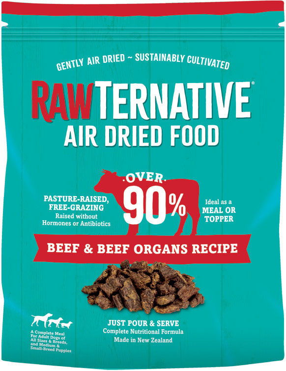 Rawternative Air Dried Dog Food, Beef, 5 lb - Dry