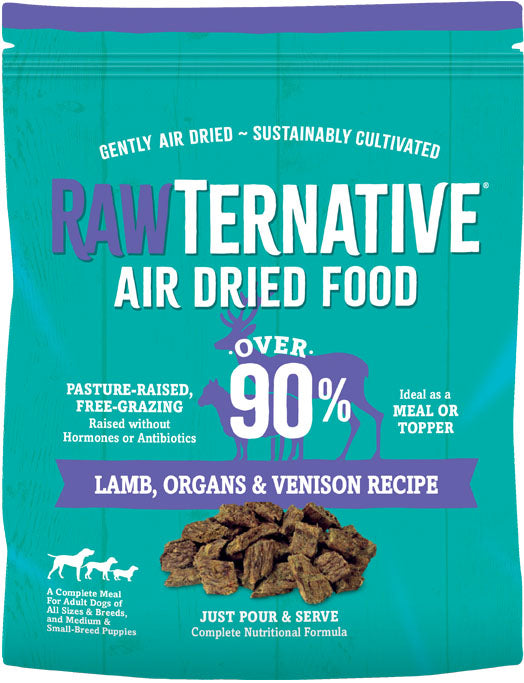 Rawternative Air Dried Dog Food, Lamb/Venison, 5 oz - Dry