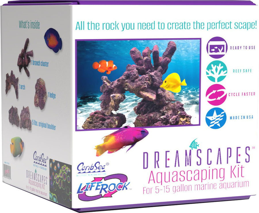 Caribsea Liferock Dreamscapes Assortment Box, Nano-5-15 gal