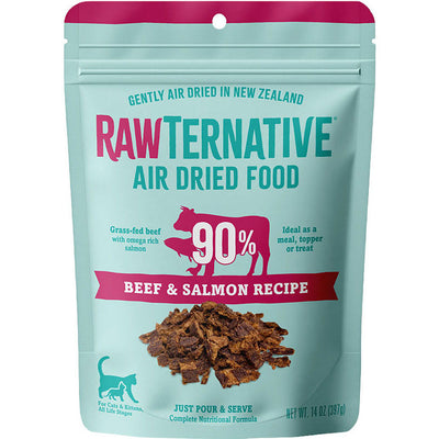 Rawternative Air Dried Cat Food, Beef/Salmon, 14 oz - Dry