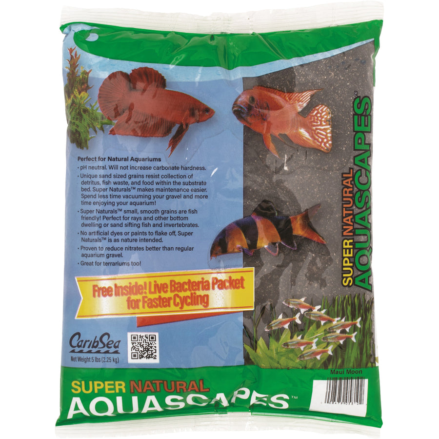 Caribsea Super Naturals Premium Aquarium Substrate, Maui Moon, 5 lb - Freshwater