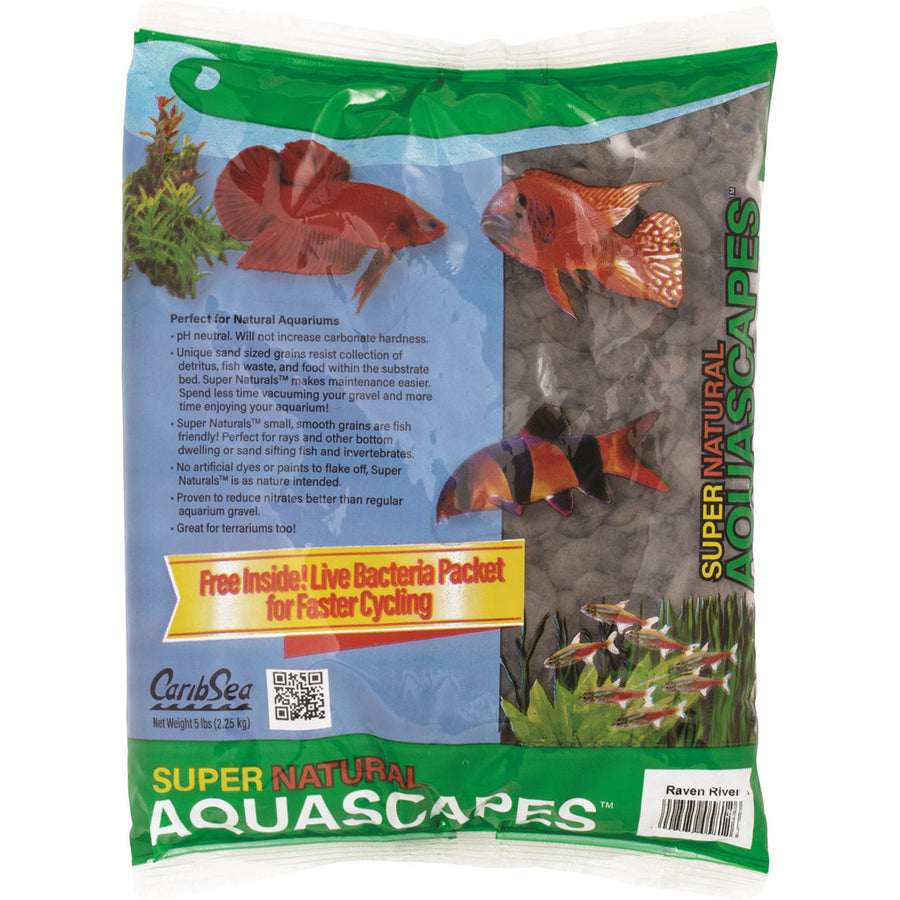 Caribsea Super Naturals Premium Aquarium Substrate, Shadow Creek, 5 lb - Freshwater