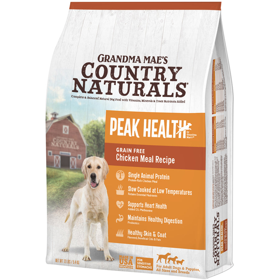 Peak Health Grain Free Dog Food, Chicken, 12 lb - Dry