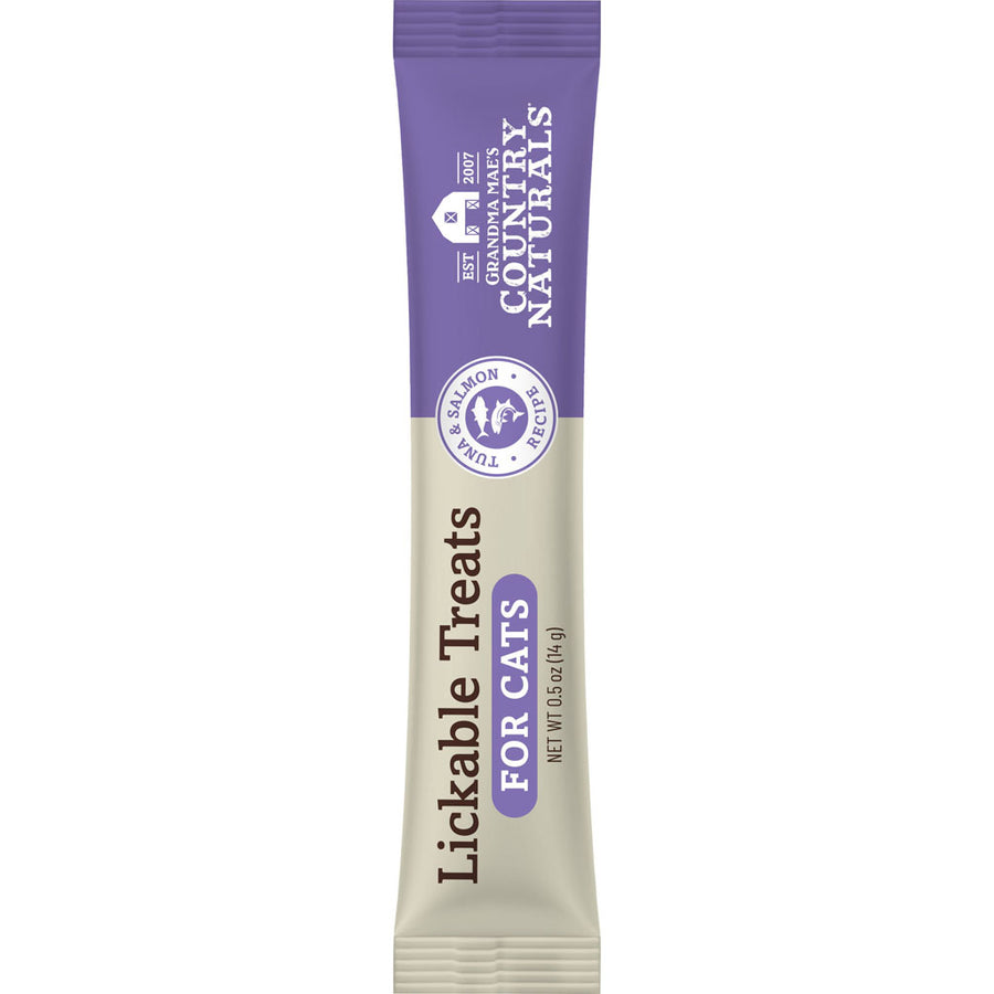 Country Naturals Lickable Treats for Cats, Tuna/Salmon, 2 oz 4 ct - Edibles