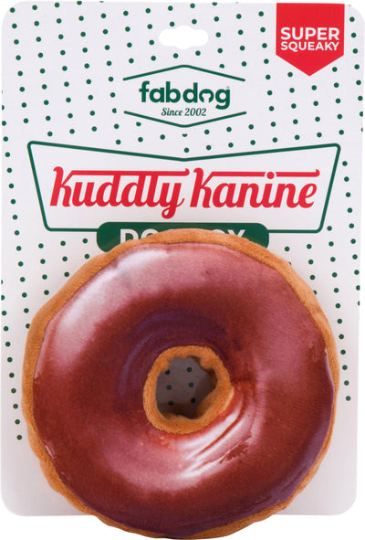 Fabdog Fast Foodies Kuddly Kanine Donut - Plush