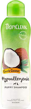Tropiclean Hypoallergenic Puppy Shampoo, Coconut, 20 oz - Shampoos & Wipes