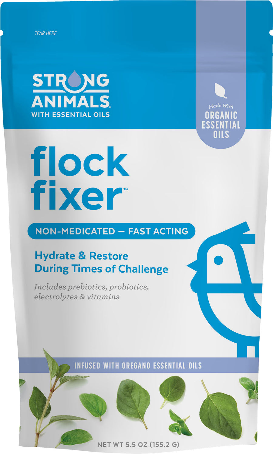 Strong Animals Flock Fixer, 5.5 oz - Electrolytes