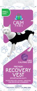 Calm Paws Recovery Vest for Cats, M/l - Anxiety Relief