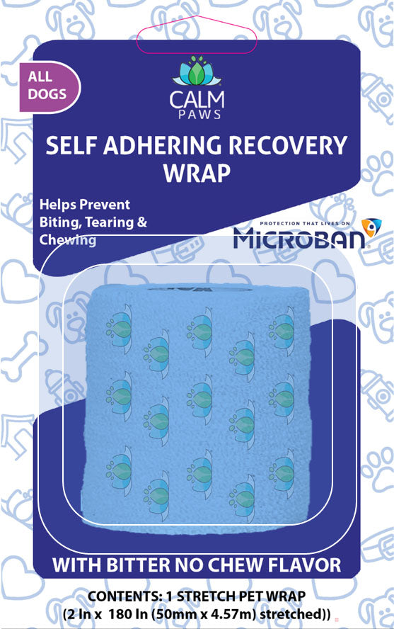 Calm Paws Recovery Self Adhesive Bandage Wrap - Wound Care