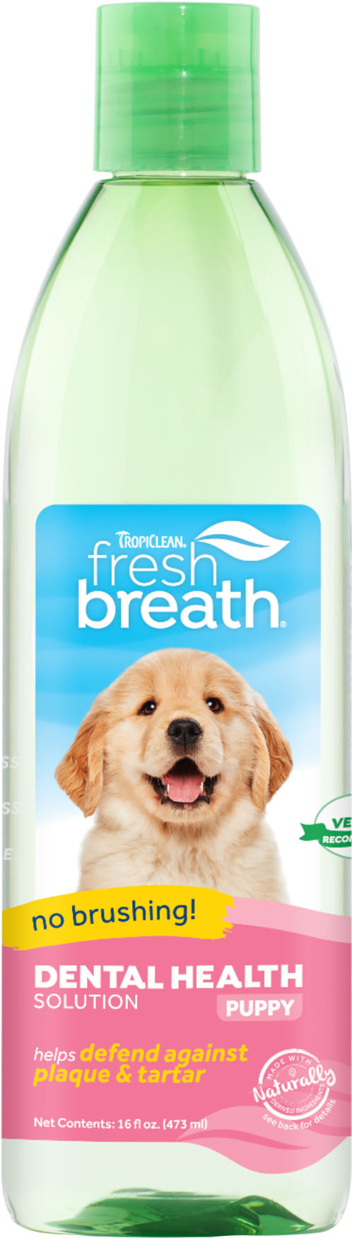 Tropiclean Fresh Breath Oral Care Water Additive for Puppies, 16 oz - Dental Care
