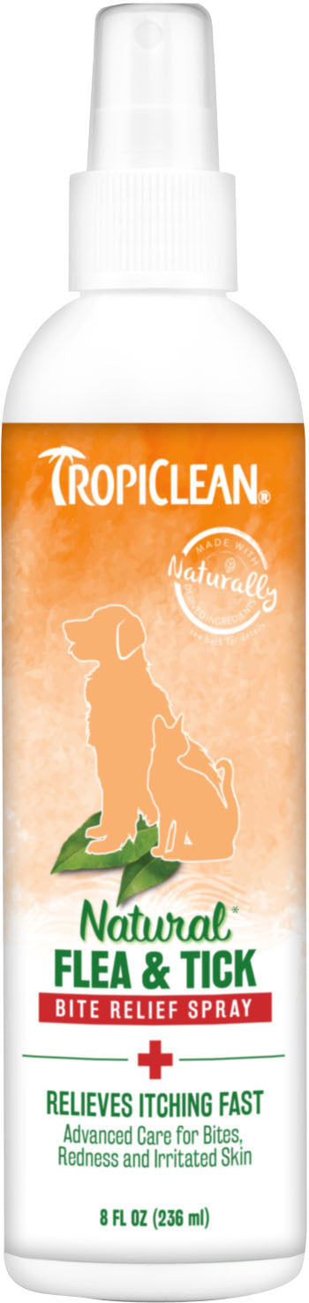 Tropiclean Natural Flea Bite Relief Spray, 8 oz - Sprays