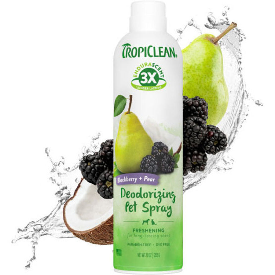 Tropiclean Deodorizing Pet Spray, Blackberry/Pear, 10 oz - Colognes