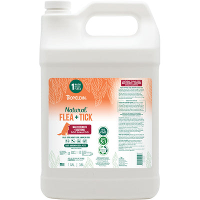 Tropiclean Natural Flea & Tick Shampoo Plus Soothing, 1 gal - Shampoos/Dips