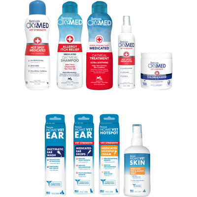 Tropiclean Oxymed & Homevet Bundle, 22 pc - Skin Relief