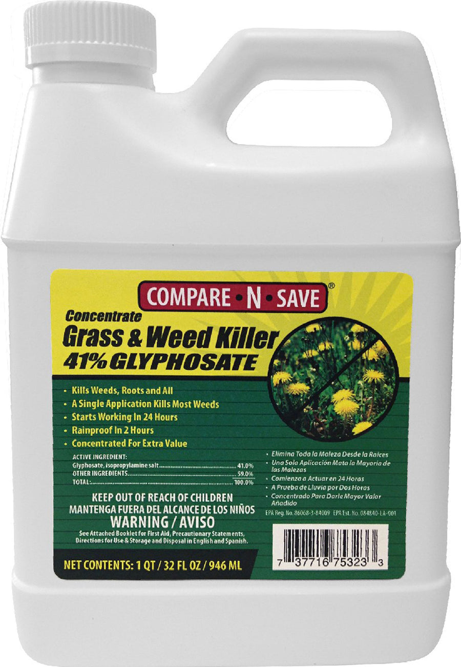 Compare-N-Save 41% Glyphosate Concentrate, 1 qt