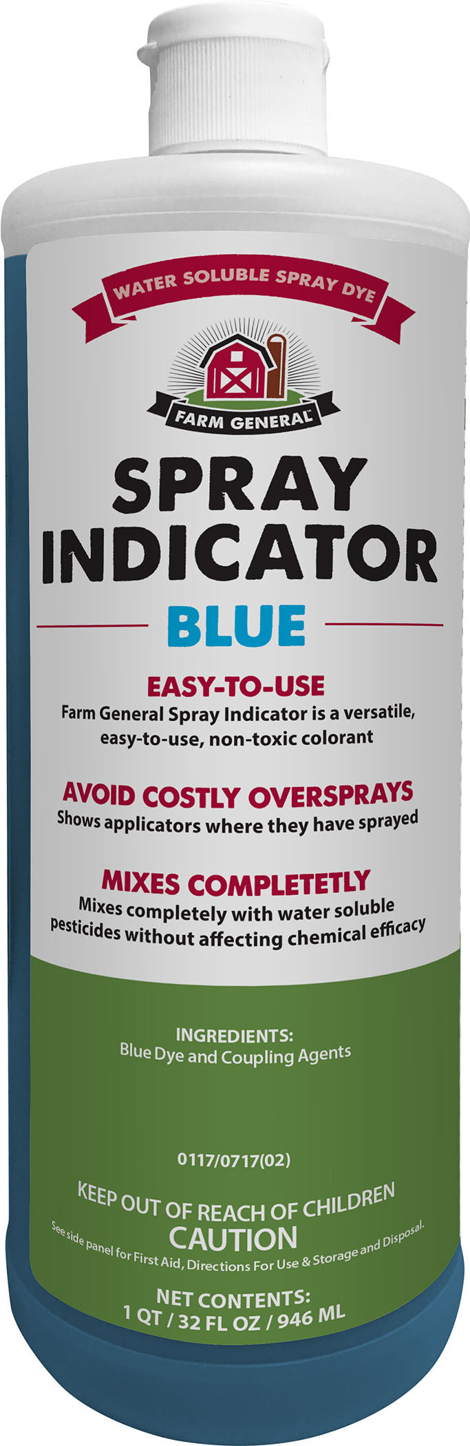 Farm General Blue Spray Dye Indicator & Spray Aid, 32 oz - Water Treatment