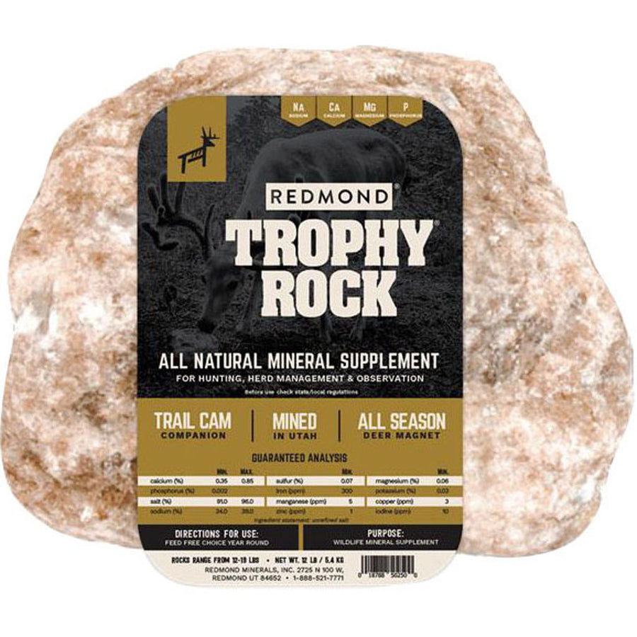 Trophy Rock All Natural Mineral Lick, 12 lb - Bricks and Rocks