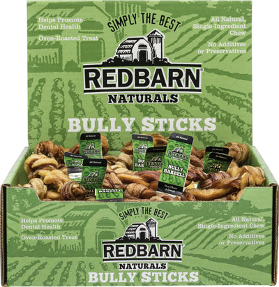 Redbarn Naturals Bully Barbells Chew, 5 in - Rawhide/ Body Parts