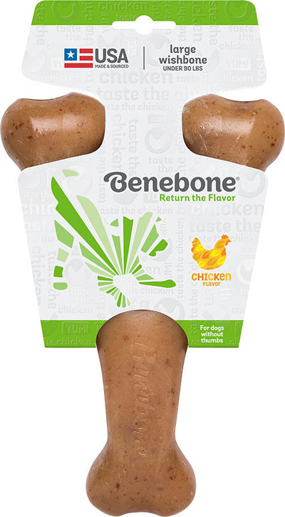 Benebone Wishbone, Chicken, LG - Hard Plastic