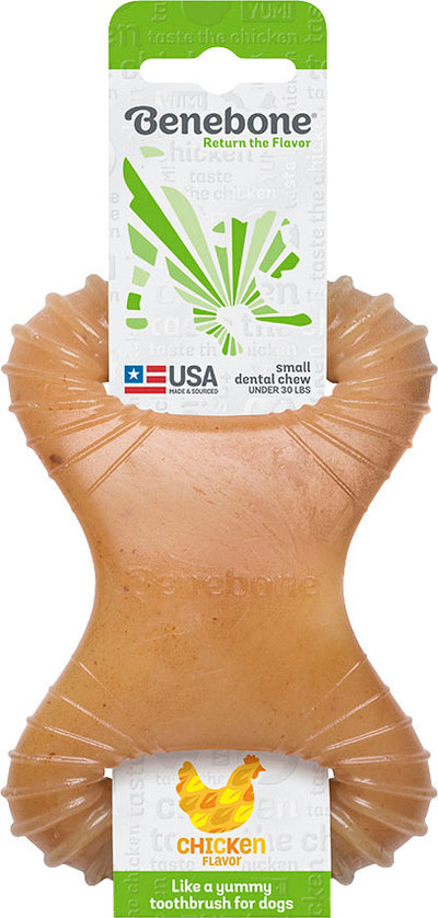 Benebone Dental Chew, Chicken, SM - Hard Plastic