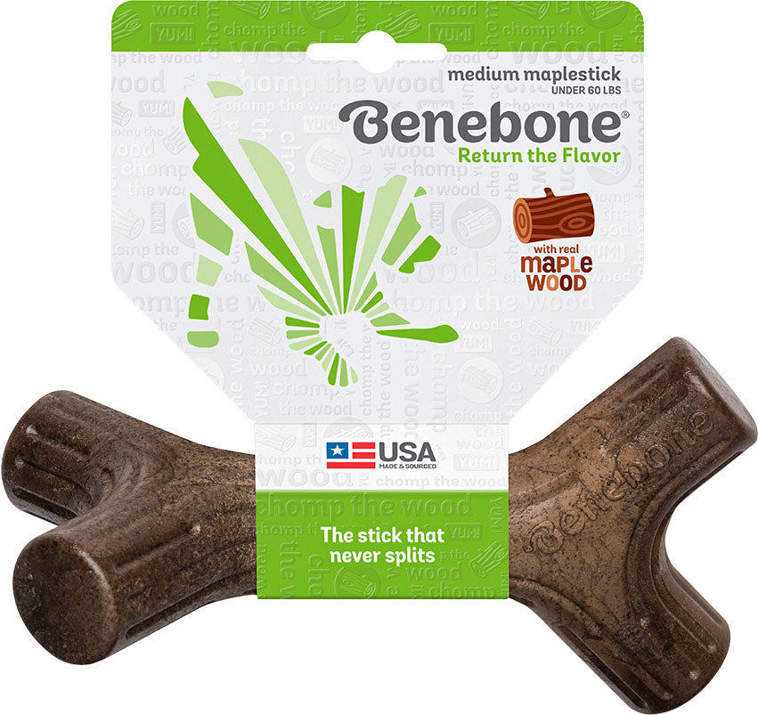 Benebone Maplestick, Maple Wood, MD - Hard Plastic