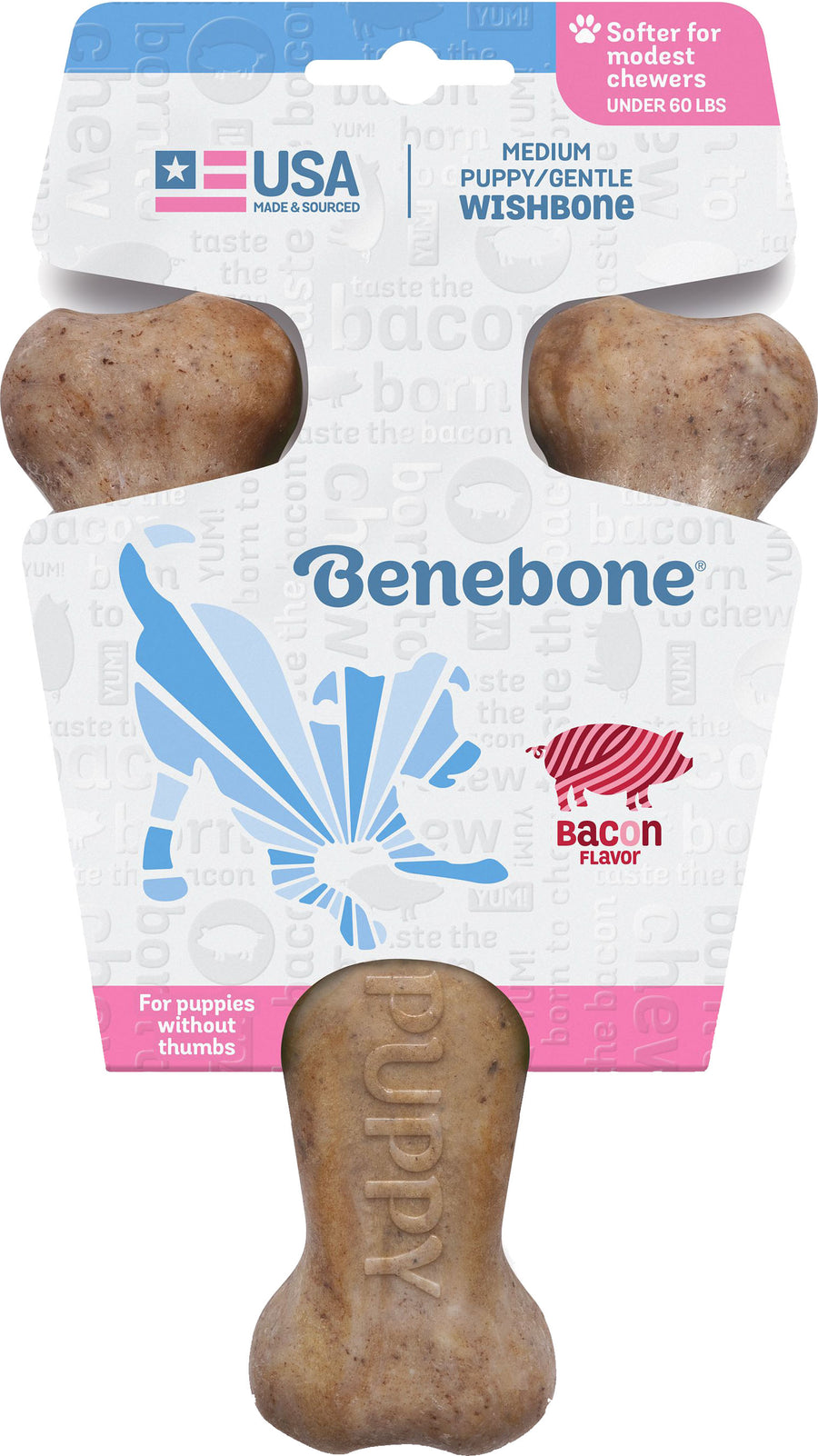 Benebone Wishbone Puppy, Bacon, MD - Hard Plastic