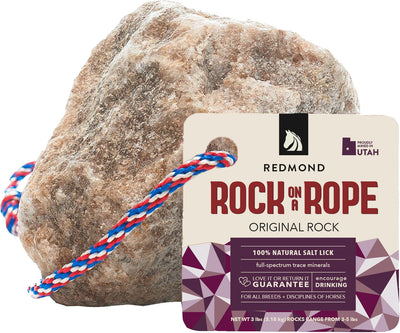 Redmond Rock on a Rope, 3-5 lb - Salt/Minerals