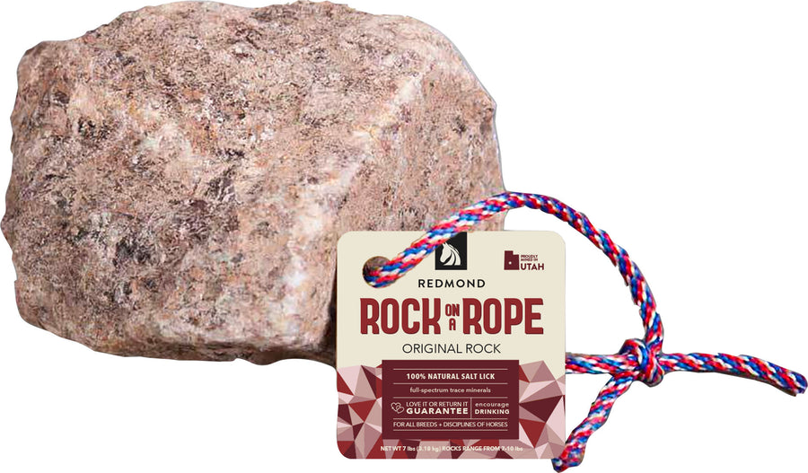 Redmond Rock on a Rope, 7 lb - Salt/Minerals