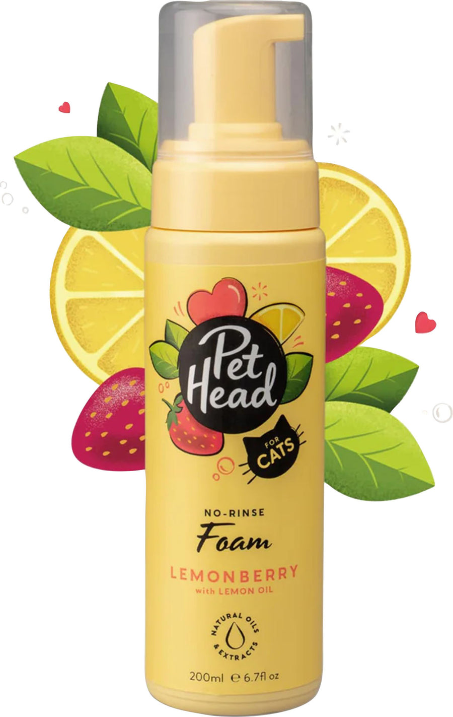 Pet Head Felin' Good Foam, Lemonberry, 6.7 oz - Shampoos & Wipes