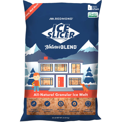 Redmond Ice Slicer Granular Blend Ice Melt, 25 lb