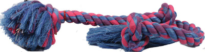 Mammoth Flossy Chews Color 3 Knot Rope Tug, Multi, 36 in