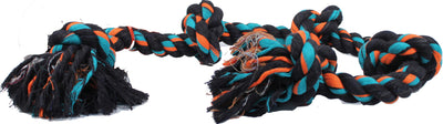 Mammoth Flossy Chews Color 3 Knot Rope Tug, Multi, 36 in