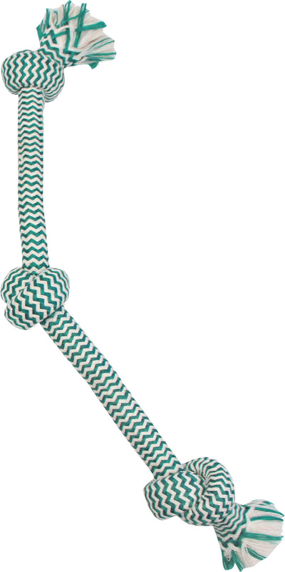 Mammoth Extra Fresh 3 Knot Bone, Green/White, 25 in - Rope