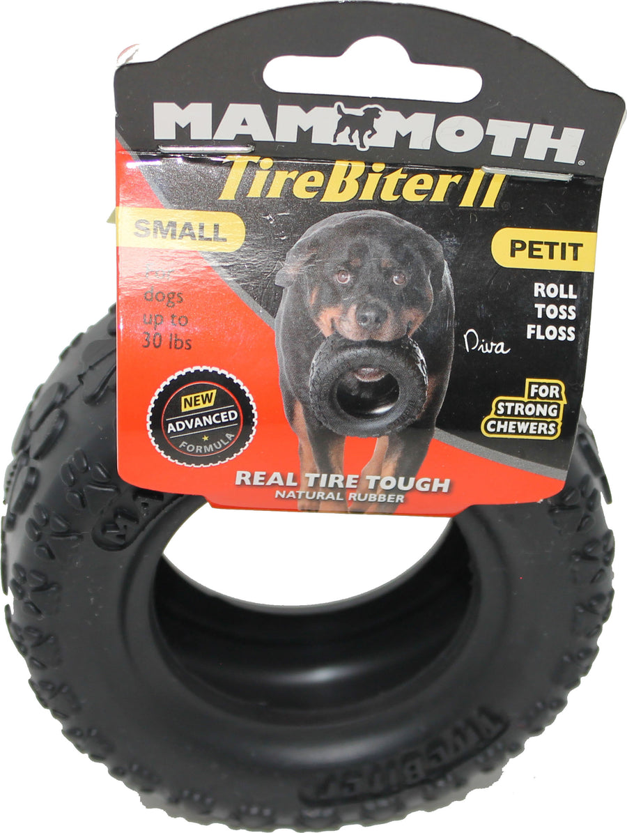 Mammoth Tirebiter II, Black, 3.75 in - Rubber