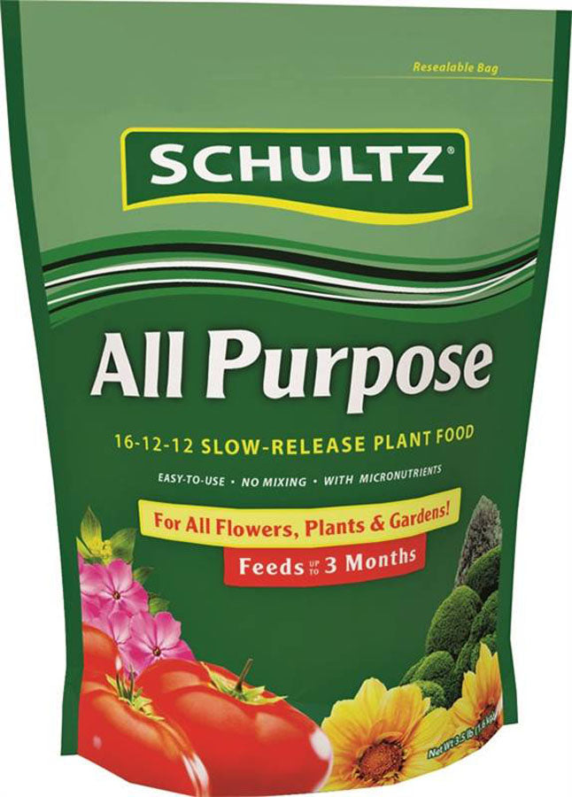 Schultz All Purpose Slow Release Plant Food 16-12-12, 3.5 lb - Liquid and Water Soluble