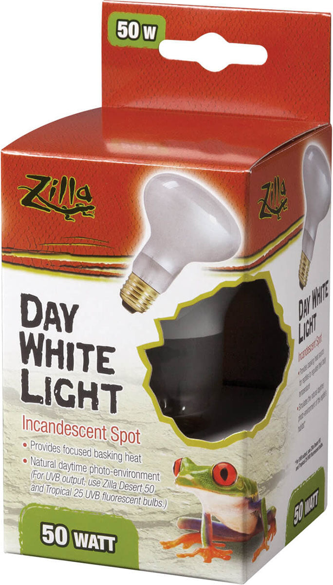 Zilla Day White Light Incandescent Spot Bulb, 50 Watt