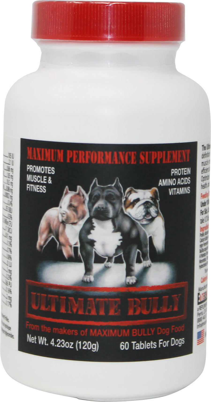 Maximum Bully Performance Supplement, 60 ct - Supplements