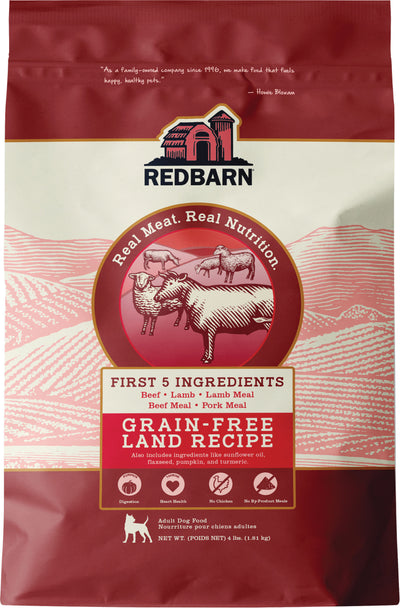 Redbarn Grain Free Land Recipe Dog Food, 4 lb - Pet