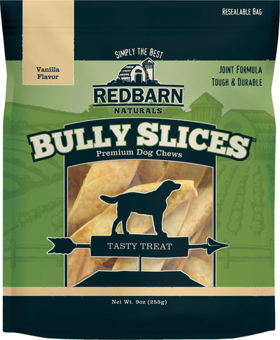Redbarn Naturals Bully Slices Beef Chew, Vanilla, 9 oz - Rawhide/ Body Parts