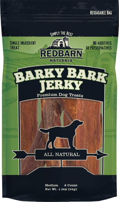 Redbarn Naturals Barky Bark Treat Bagged, Beef, md-6 pk - Rawhide/ Body Parts