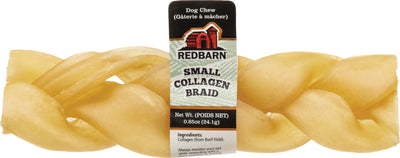 Redbarn Collagen Braid, 6 in - Rawhide/ Body Parts