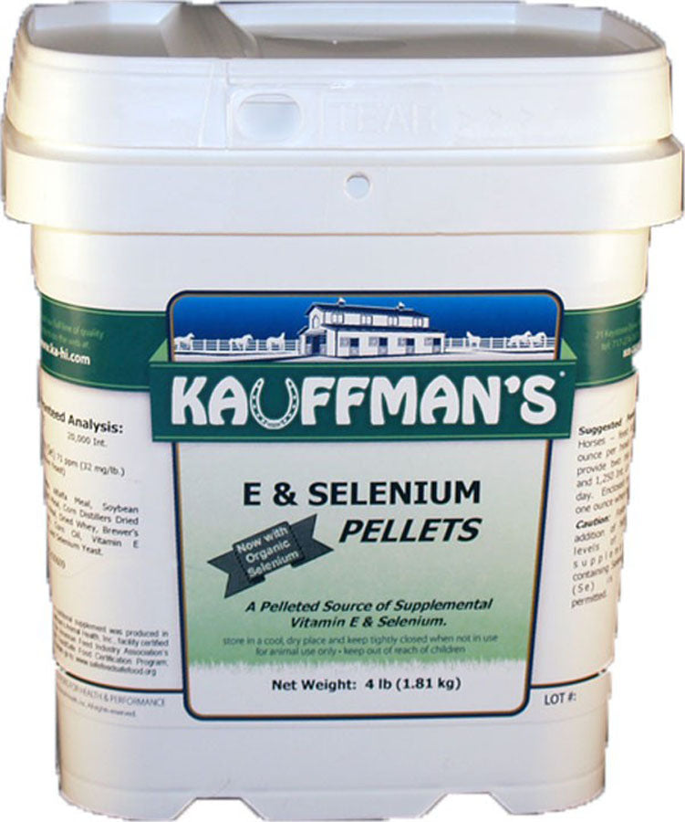 Kauffman's Vitamin E & Selenium Pellets, 4 lb - Vitamin E/ Selenium