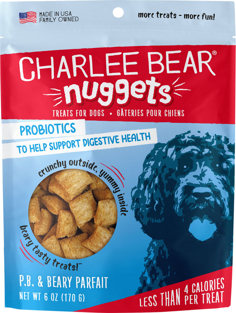 Charlee Bear Nuggets, Peanut Butter/Berry, 6 oz - Soft Treats