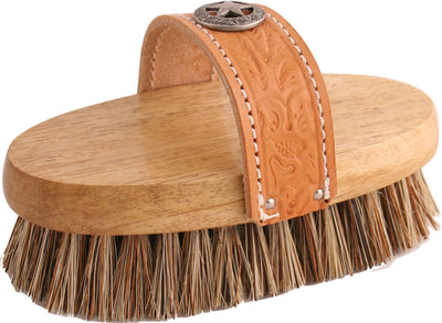 Legends Union Cowboy Heavy Grooming Brush, Tan, 7.5 in - Brush Medium/General