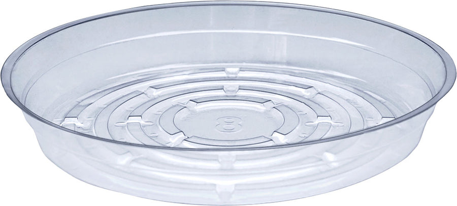 Everspring Vinyl Plant Saucer, Clear, 8 in - Saucer Basic